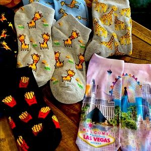 Giraffe socks lot